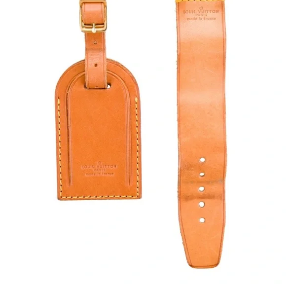 Louis Vuitton Leather Luggage ID Tags & Card Holder Accessory - Picture 2 of 2